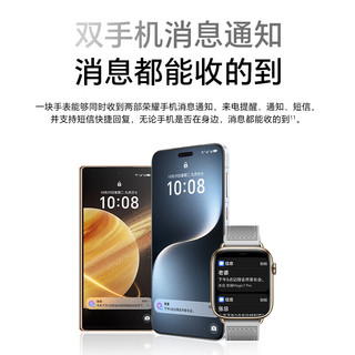 荣耀 Watch5 eSIM独立通话 雪域白 智能手表
