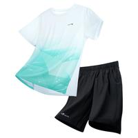 贵人鸟 儿童运动套装男童短袖速干衣2025夏季运动服女大童夏装