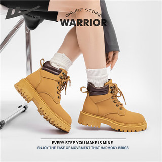  WARRIOR/回力 英伦风 女士马丁靴