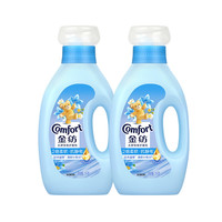 金纺衣物护理柔顺剂防静电留香清新柔顺/粉樱1kg*2瓶