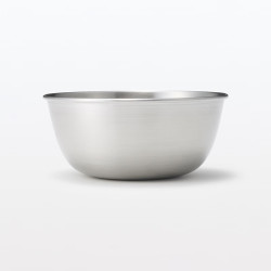 無印良品 MUJI 不锈钢料理盆 XS 直径14cm 高5.9cm 银色