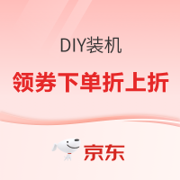 京东 DIY装机 领券下单折上折
