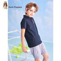 暇步士(Hush Puppies)童装儿童男女小童夏季时尚休闲短袖