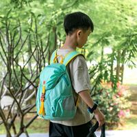 木槿芸 户外儿童出游小背包男孩轻便外出研学旅行双肩包小学生登山旅游包