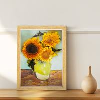 唯忆 春日寄来的阳光-正方形向日葵景观相框