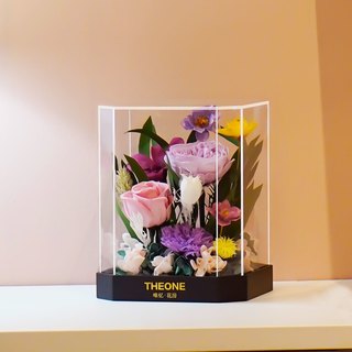 【母亲节】唯忆永生花玻璃罩礼盒礼盒摆件干花