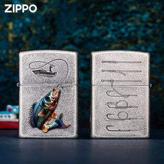 zippo打火机版男士永不空军燃油防风