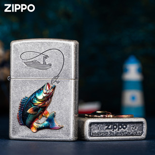 zippo打火机版男士永不空军燃油防风
