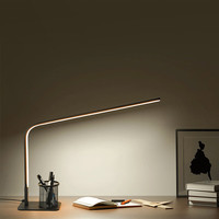 三棵松国aa级台灯护眼学习防蓝光防近视书房宿舍阅读儿童护眼灯 黑色12W台灯 三色光+无极调光