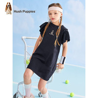 暇步士（Hush Puppies）童装儿童女童夏季时尚甜美连衣裙 藏蓝E 130