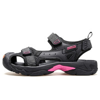 悍途(Humtto)户外春夏透气网面户外排水鞋防滑耐磨款溯溪鞋 黑色-女 44