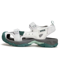 悍途(Humtto)户外春夏透气网面户外排水鞋防滑耐磨款溯溪鞋 米白/深绿-女 44