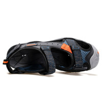 悍途(Humtto)户外春夏透气网面户外排水鞋防滑耐磨款溯溪鞋 黑-藏蓝-男 37