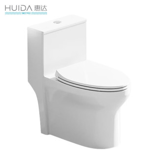 惠达（HUIDA）家用马桶虹吸式抽水马桶易洁釉面抗菌座圈马桶