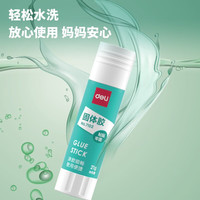 得力(deli)高粘度PVA固体胶水/胶棒 速干耐用可水洗胶棒 儿童手工粘胶学生文具 办公用品 36克支 12支-P07103
