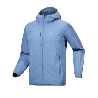 始祖鸟（ARC’TERYX）24款Gamma lightweight 轻薄男连帽软壳夹克外套 石洗蓝 XL