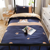 彩娅 床单三件套 适用150x200被芯 白色