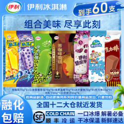 伊利 苦咖啡冰工厂冰淇淋组合装 60支（3905g）