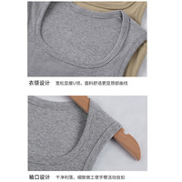 翊尚美背心女2025夏季新款可外穿洋气带胸垫内搭遮副乳工字无袖打底上衣 【高弹贴身款】 【适合130-150斤】