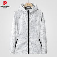 皮尔卡丹防晒衣男2025夏季薄款外套男士速干皮肤衣透气轻薄夹克防晒服 黑色 2XL