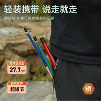 科迈雷射手小物钓鱼竿套装1.4米儿童钓鳑鲏白条马口便携迷你溪流手竿青 1.4m 37调