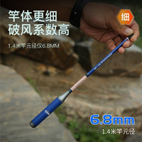 科迈雷射手小物钓鱼竿套装2.4米儿童钓鳑鲏白条马口便携迷你溪流手竿红 2.4m 37调