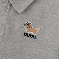 DUDUJIA嘟嘟家【网眼透气】儿童长袖T恤春秋洋气男童春季polo领上衣女童春装潮