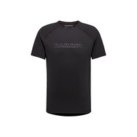Mammut猛犸象Selun男士户外弹力速干T恤透气防臭运动短袖 0001-黑色 XXL