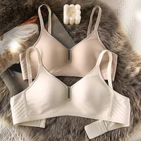 乐潘朵 Le beau temps 无痕内衣女薄款小胸聚拢无钢圈胸罩收副乳防下垂舒适文胸