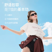 3COLOUR/三彩 遮热凉感 女士T恤