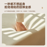 午憩宝豆腐块沙发客厅单人两用沙发床卧室阳台可睡可躺方块折叠休闲沙发 【可拆洗豆腐块】奶油白