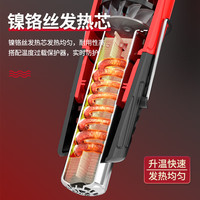 德力西热风枪小型烘枪热缩片贴膜热缩膜便携式烤枪手机维修焊枪迷你手持 实用工业款热风枪【赠镊子】