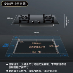 华帝 i10070B 嵌入式燃气灶 天然气