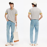  Semir/森马 复古做旧水洗 男士牛仔裤