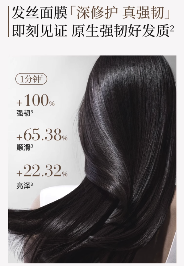 三森万物 SENSEWOODS 玻尿酸强韧修护发膜 200g*3瓶 1分钟染烫救急!
