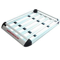 达珀德 车顶行李架汽车加厚铝合金行李框货架车顶行李架 适用于 双层130*90cm行李架+横杆-配送雨布网兜绑带 宝骏510 360 730 310w 560