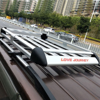 达珀德 车顶行李架汽车加厚铝合金行李框货架车顶行李架 适用于 双层130*90cm行李架+横杆-配送雨布网兜绑带 幻速S3 S2 H3 S5 H2 H5北京BJ20