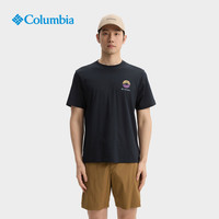 Columbia哥伦比亚户外25春夏新品男女舒适旅行运动短袖T恤AE3676