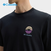 Columbia哥伦比亚户外25春夏男女舒适旅行运动短袖T恤AE3676 010 2XL (190/104A)