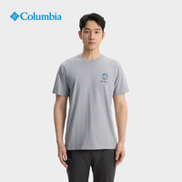 Columbia哥伦比亚户外25春夏男女舒适旅行运动短袖T恤AE3676 039 S (170/92A)