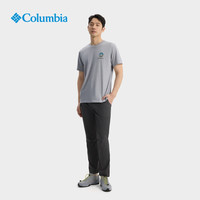 Columbia哥伦比亚户外25春夏男女舒适旅行运动短袖T恤AE3676 039 M (175/96A)