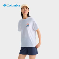 Columbia哥伦比亚户外25春夏男女舒适旅行运动短袖T恤AE3676 101 M (175/96A)