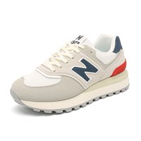  BOLUNE/新百伦休闲鞋网面女鞋透气显高老爹鞋跑步软底男女鞋 酒红女-574 36