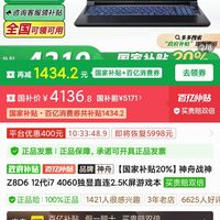 神舟 战神Z8D6 12650 4060独显直连2.5K屏游戏本