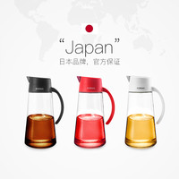 日本asvel 玻璃油壶家用超大油瓶厨房油罐不挂油日式