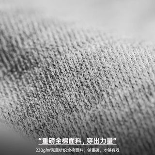 马登 MADEN工装 美式复古猩猩印花T恤双纱纯棉重磅休闲花灰色短袖男夏季 花灰色 L
