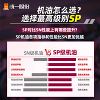 统一(Monarch)全合成SP级10w40摩托车润滑机油本田铃木雅马哈踏板车川崎四季通 全合成SP*2L-送漏斗+扳手+齿轮油