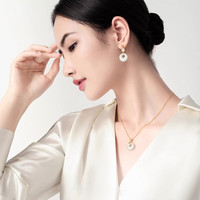 范琦（Fanci）x宫主 【母亲节礼物】福气平安扣和田玉项链女友送妈妈 项链+手串