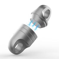 YORA钛合金磁吸钥匙扣渔具对吸磁钩磁力挂扣抓鱼手套强磁对吸磁铁扣