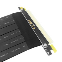 PCI-E 3.0 显卡竖装延长线显卡转换直立式 带屏蔽壳 满速高频20CM